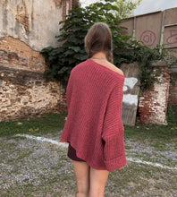 Load image into Gallery viewer, Oversized Knit One Size Sweater

