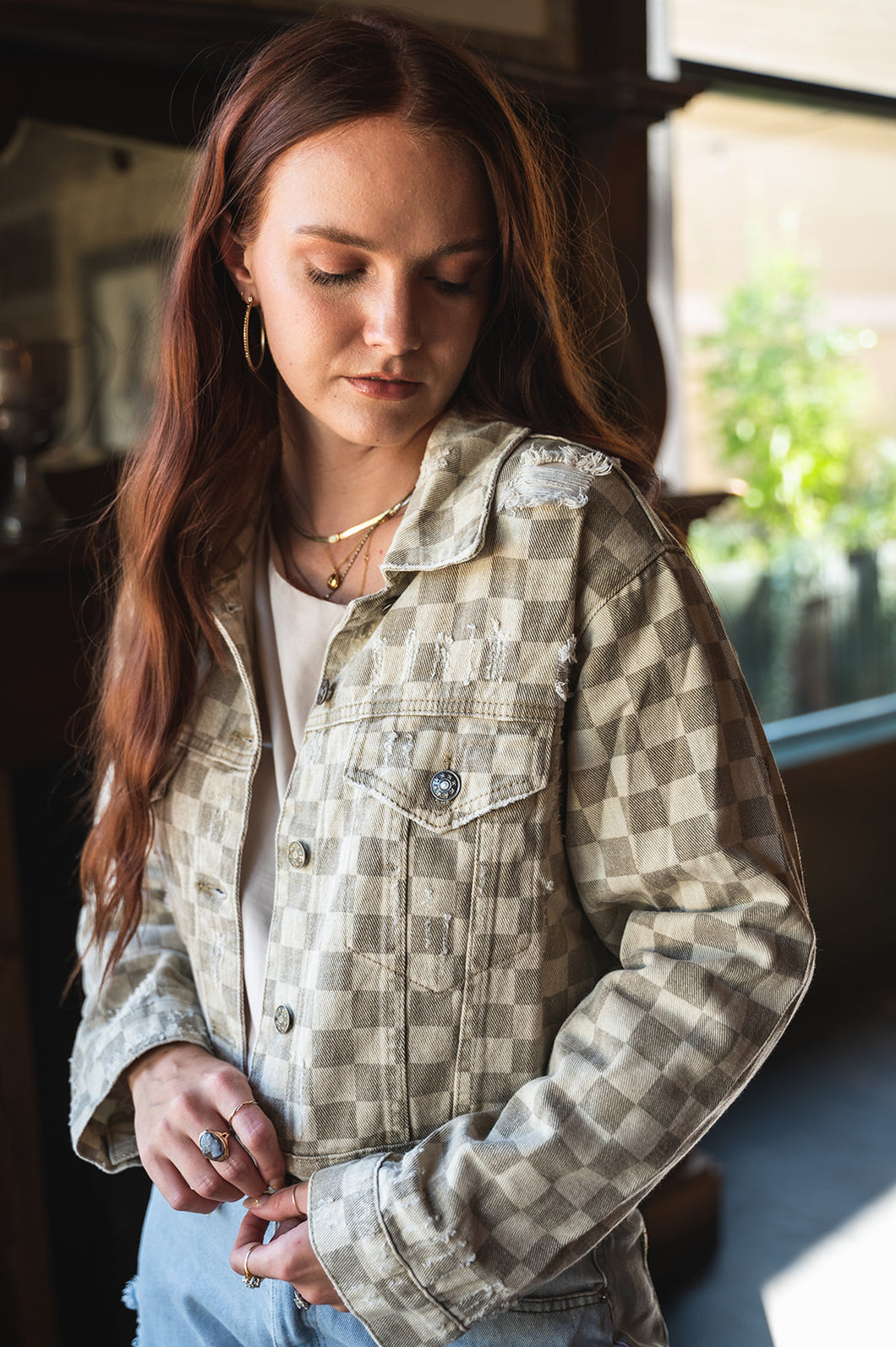 All Hands On Deck Checkered Jacket